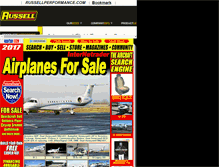 Tablet Screenshot of airplanesforsale.internetrader.com